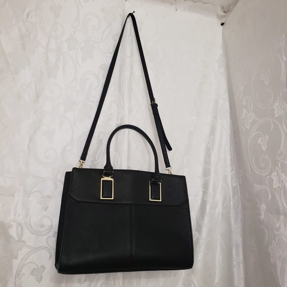 Call It Spring Women Black Leather Shoulder & Hand Bag - Picture 1 of 8